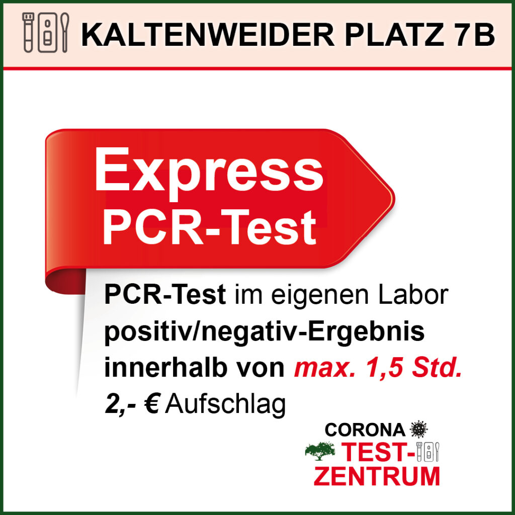 Express-PCR-Test in weniger als 1,5 Stunden im Testzentrum in Langenhagen Kaltenweide